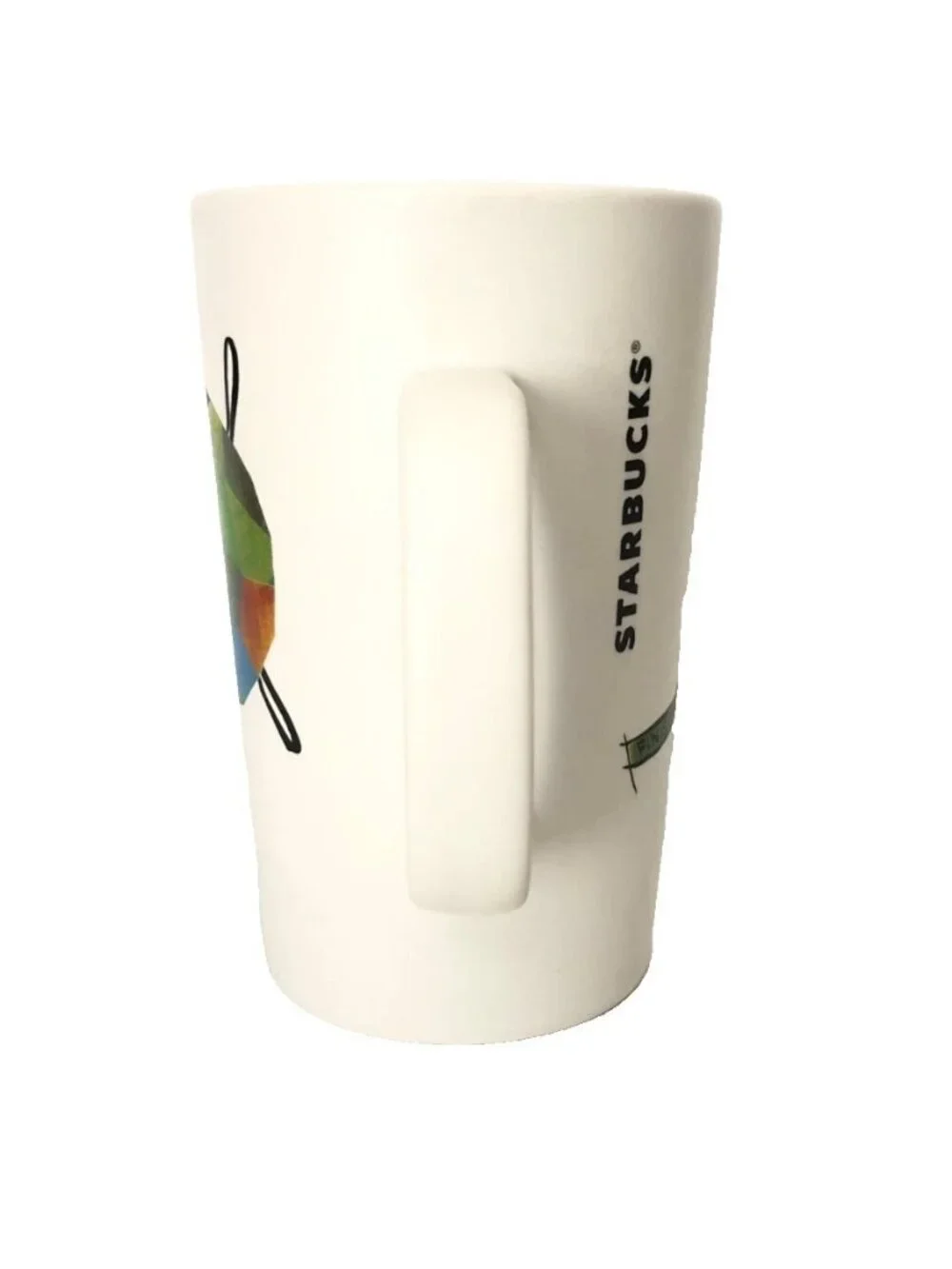 Starbucks Tortoise and the Hare 2015 Ceramic Coffee Mug 16 fl oz